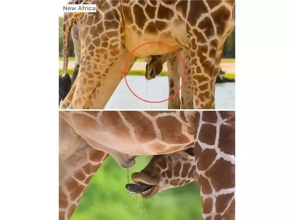 Как мъжкият жираф може да разбере дали женската е готова за чифтосване